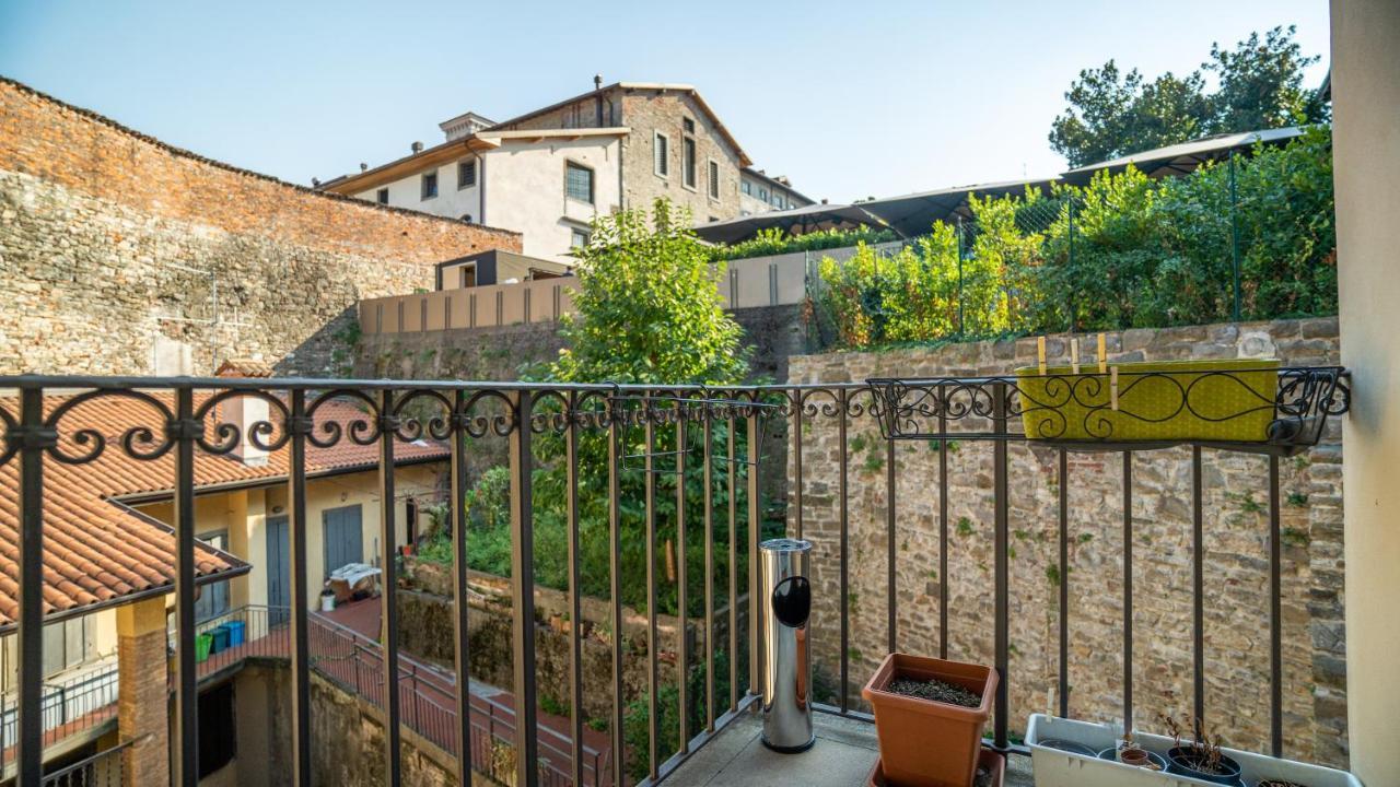 Ferienwohnung Splendida Vista Su Citta Alta Bergamo Exterior foto
