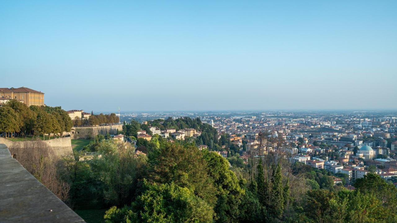 Ferienwohnung Splendida Vista Su Citta Alta Bergamo Exterior foto